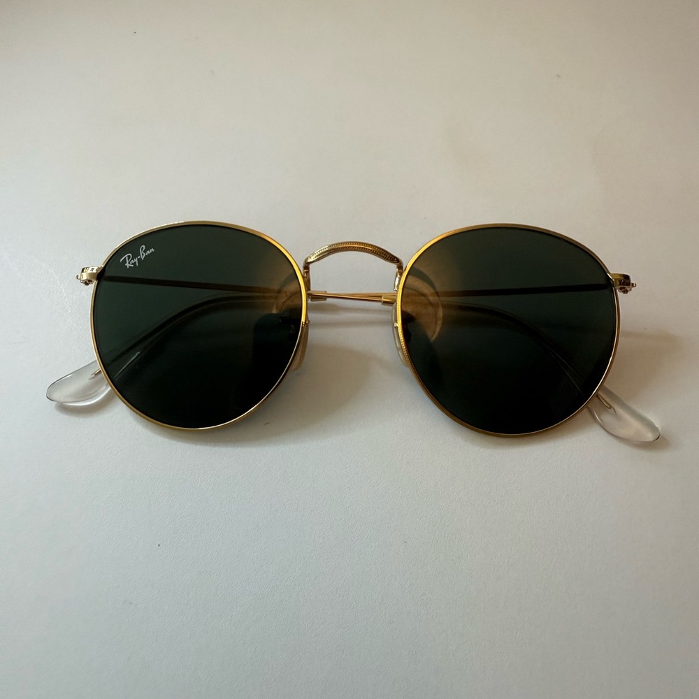 Ray-Ban Gold Round Sunglasses